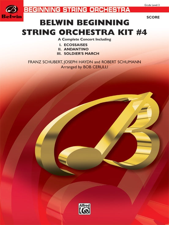 Belwin Beginning String Orchestra Kit #4 – String Orchestra Conductor Score & Parts (Digital Download)