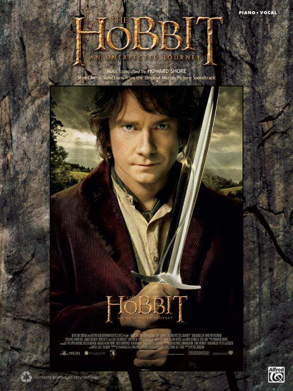 The Hobbit An Unexpected Journey Piano/Vocal