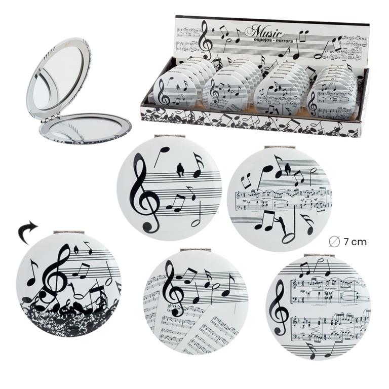 Musical Compact Mirror