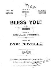 Bless You - G Major Vocal/Piano (Digital Download)