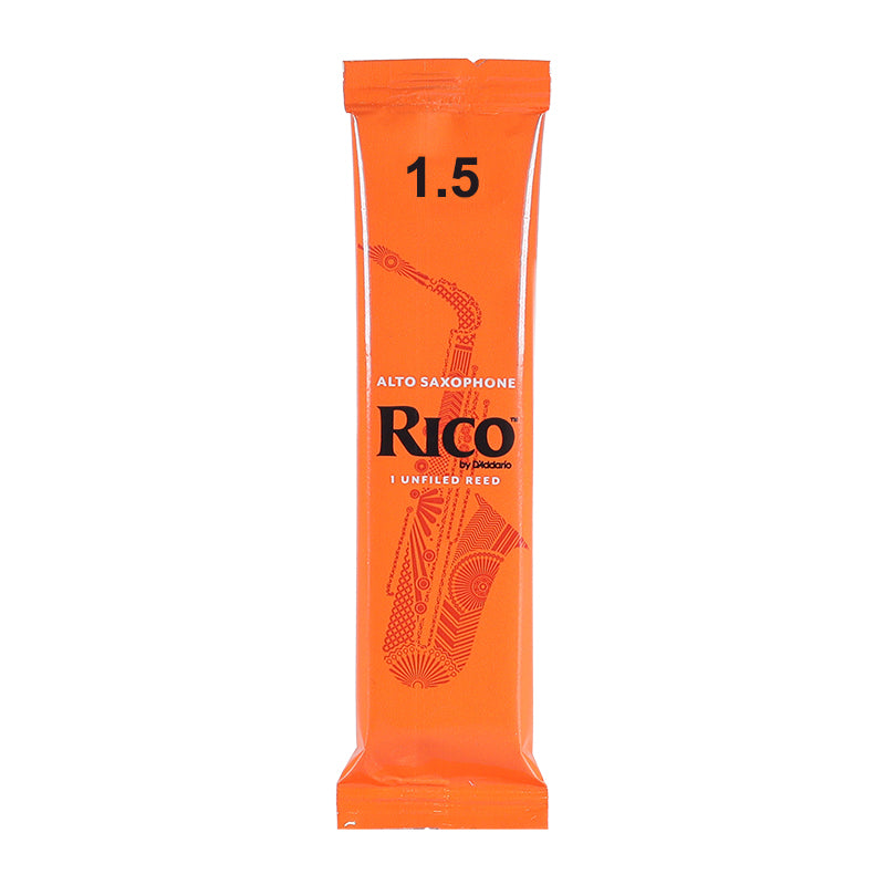 Rico Alto Saxophone Reeds Strength 1.5 Pack of 25