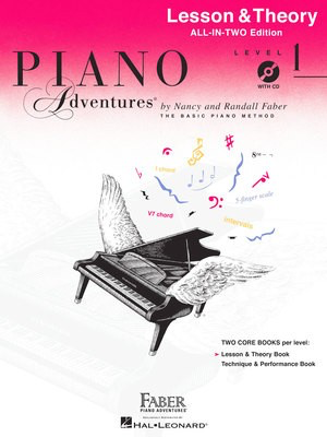 Piano Adventures All-In-Two Level 1 - Piano Lesson & Theory Book/CD by Faber/Faber Hal Leonard 119902