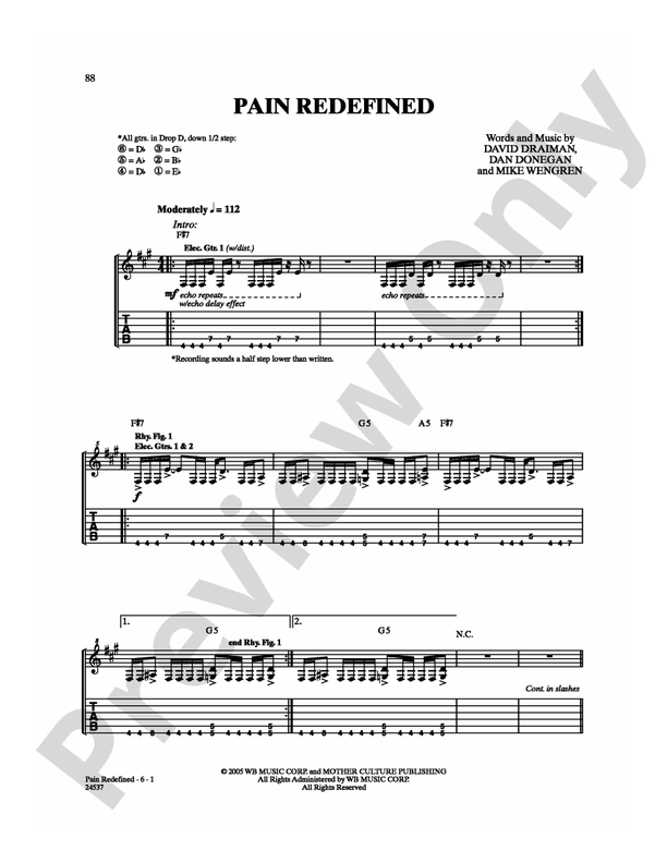 Pain Redefined - Guitar TAB (Digital Download)