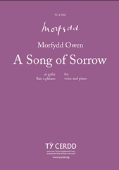 A Song of Sorrow - High Voice/Piano (Digital Download)