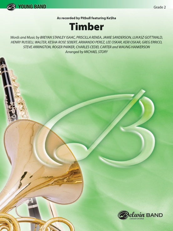 Timber - Concert Band Conductor Score & Parts (Digital Download)