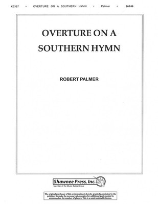Overture on a Southern HymnRobert PalmerHal LeonardScore/Parts