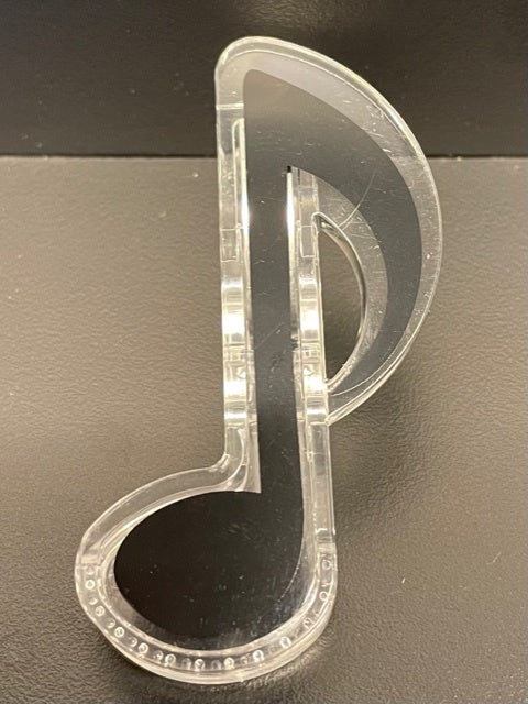 Quaver Paper Clip or Sheet Music Peg Black