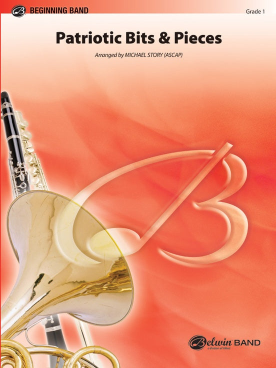 Patriotic Bits & Pieces (based on Favorite American Themes) - Concert Band Conductor Score & Parts (Digital Download)