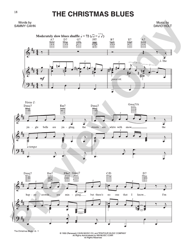 The Christmas Blues - David Holt - PVG (Digital Download)