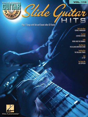 Slide Guitar Hits - Guitar Play-Along Volume 110 - Guitar Hal Leonard Guitar TAB with Lyrics & Chords /CD
