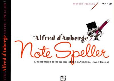 d'Auberge Piano Course Notespeller Book 1