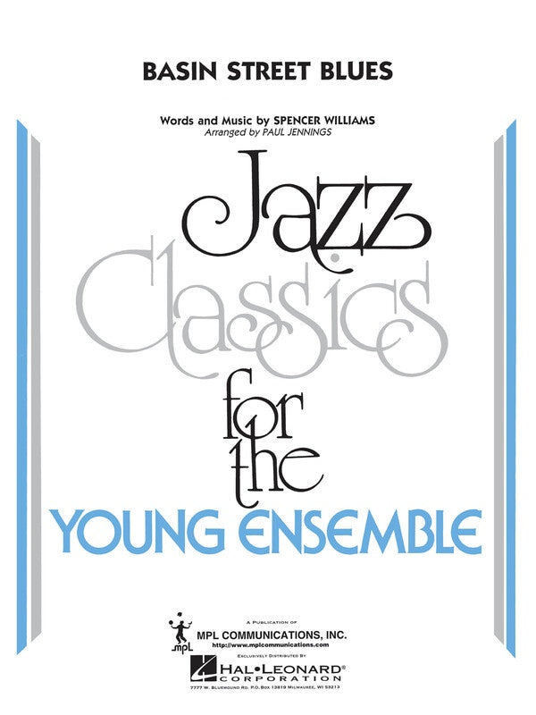 Basin Street Blues - Young Jazz Ensemble Score/Parts - Arr. Paul Jennings Hal Leonard 30925055