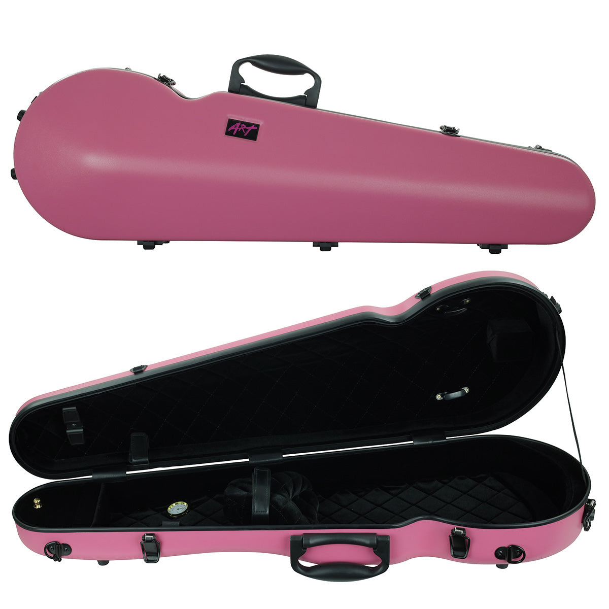 ART Shaped Violin Case 4/4-3/4 Barbie Pink