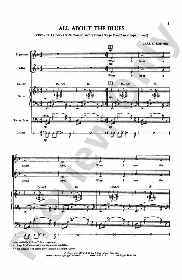 All About the Blues - 2-Part Choral Octavo (Digital Download)