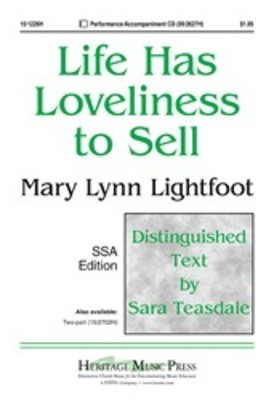 Life Has Loveliness To Sell Ssa -