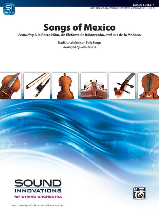 Songs of Mexico – String Orchestra Conductor Score & Parts (Digital Download)