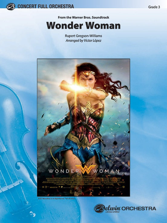 Wonder Woman: From the Warner Bros. Soundtrack – Full Orchestra Conductor Score & Parts (Digital Download)