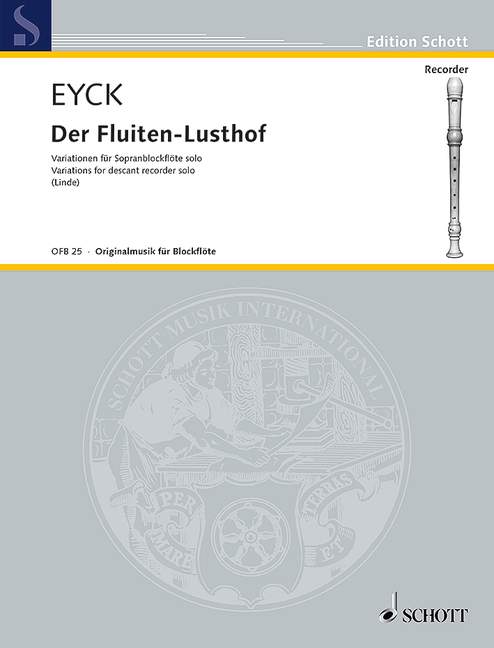 Der Fluyten-Lusthof - Descant Recorder by Eyck Schott OFB25