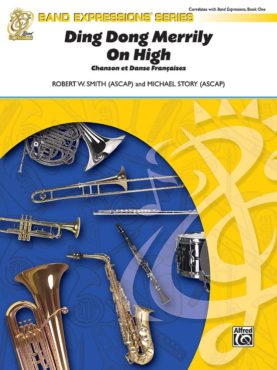 Ding Dong Merrily on High - Concert Band Conductor Score & Parts (Digital Download)