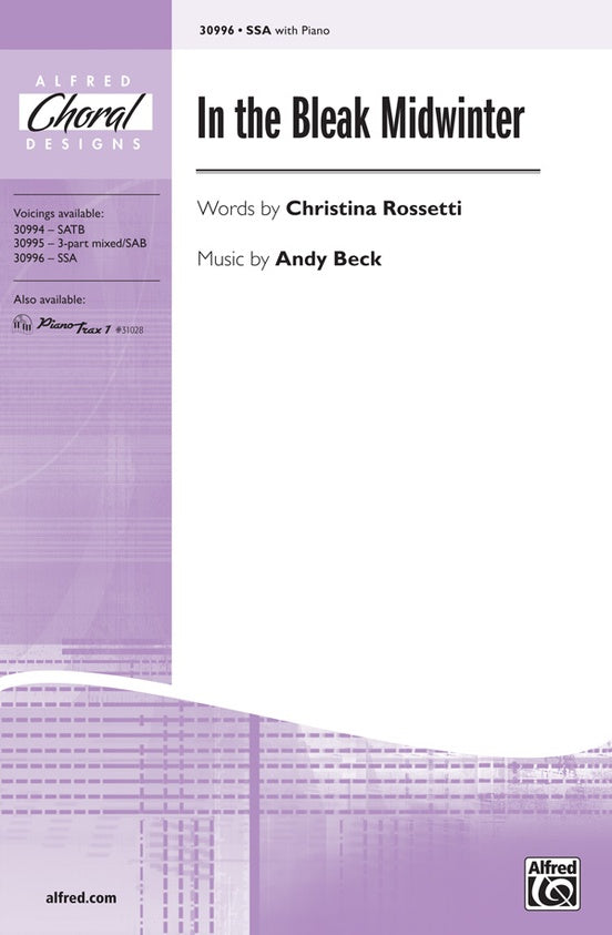 In the Bleak Midwinter - Arr. Andy Beck – SSA Choral Octavo (Digital Download)