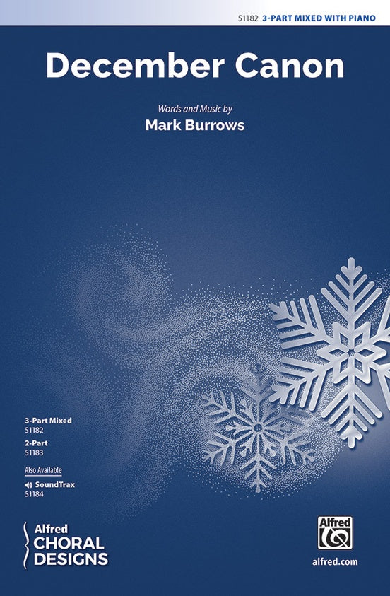 December Canon - 3 Part Mixed Choral Octavo (Digital Download)