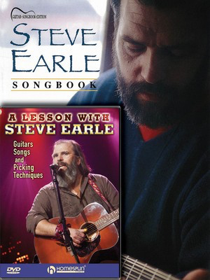 Steve Earle Guitar Pack - Includes Steve Earle Songbook (Book) and A Lesson with Steve Earle (DVD) - Guitar Homespun Guitar TAB /DVD