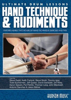 Hand Technique & Rudiments - Ultimate Drum Lessons Series - Drums Hudson Music DVD