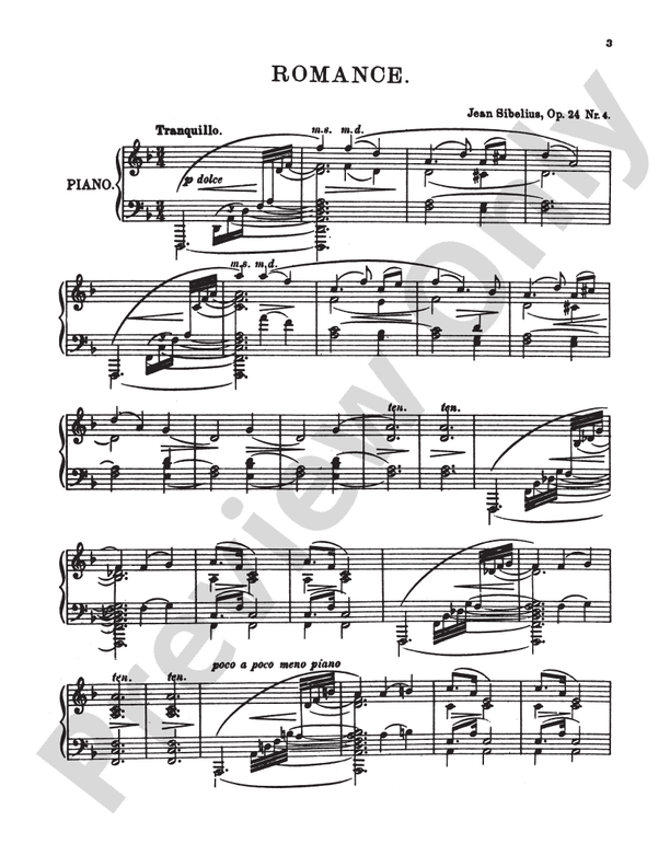 Sibelius - Sibelius Piano Album - Piano Solo (Digital Download)