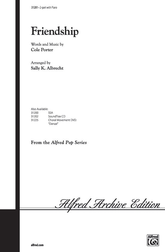 Friendship – 2-Part Choral Octavo (Digital Download)
