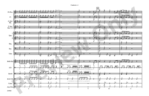 China Grove – Marching Band Conductor Score & Parts (Digital Download)