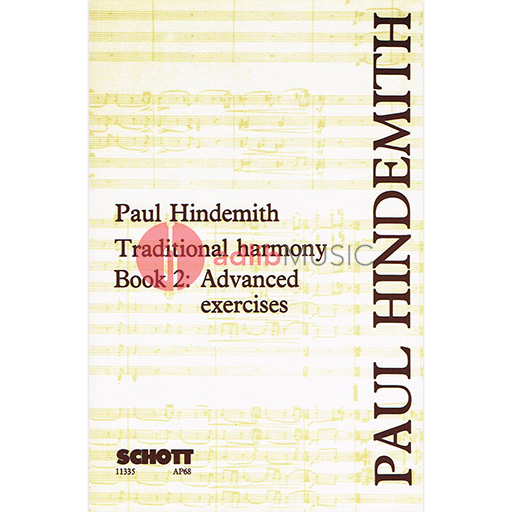 Hindemith - Traditional Harmony Book 2 - Text Schott ED11335