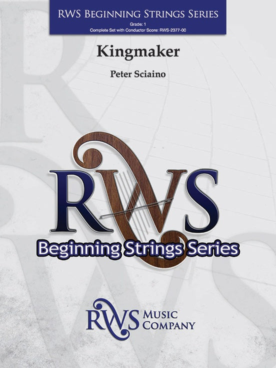 Kingmaker - String Orchestra Conductor Score & Parts (Digital Download)
