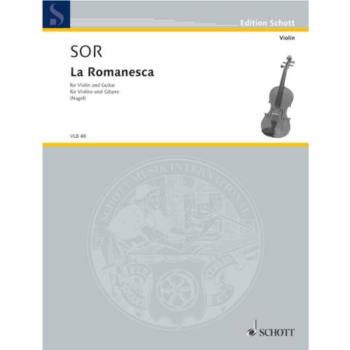 Sor - La Romanesca - Violin/Guitar Schott VLB48
