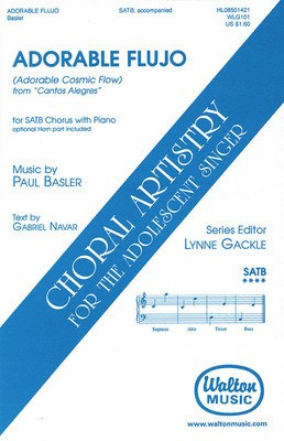 Adorable Flujo (Cosmic Flow) - Paul Basler - SATB Walton Music Choral Score Octavo