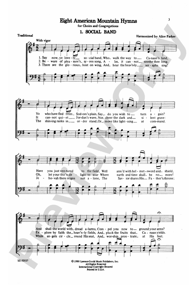 Eight American Mountain Hymns – SATB Choral Octavo (Digital Download)