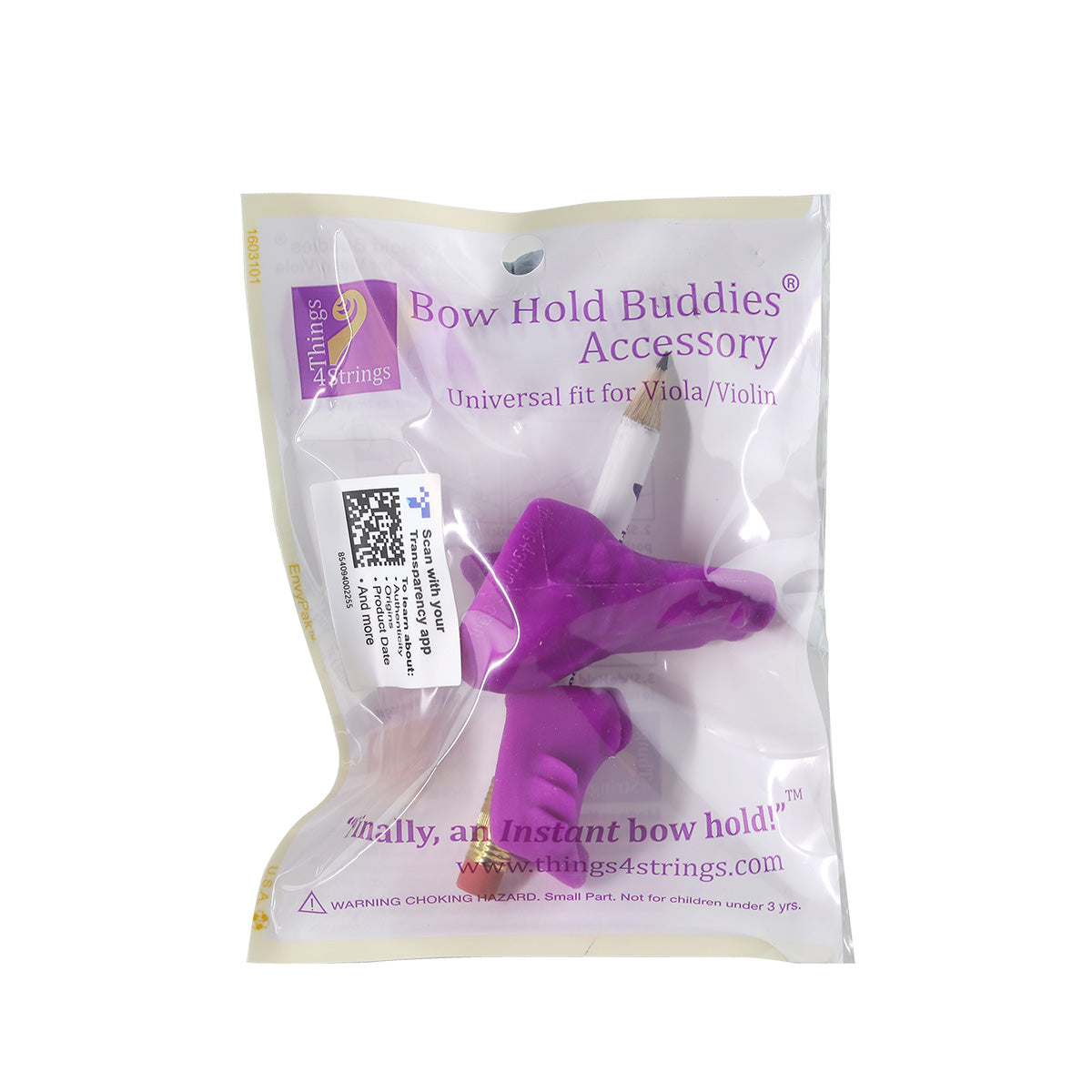 Things 4 Strings Bow Hold Buddies Purple
