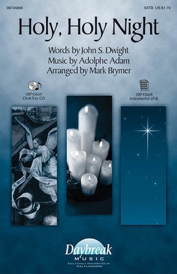 Holy, Holy Night - Adolphe Adam|John S. Dwight - SSA Mark Brymer Hal Leonard Choral Score Octavo