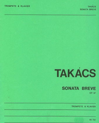 Takacs - Sonata Breve Op67 - Trumpet/Piano Accompaniment Doblinger