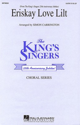 Eriskay Love Lilt - SATB Simon Carrington Hal Leonard Choral Score Octavo