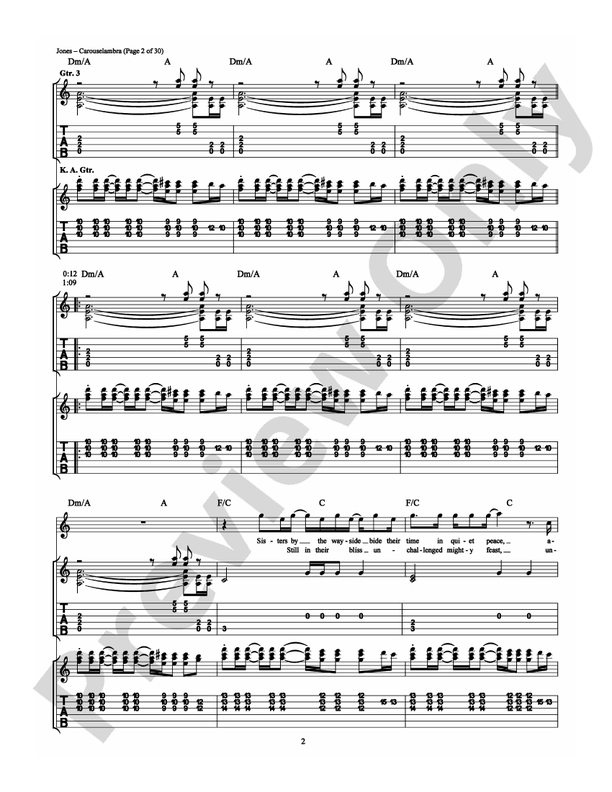 Carouselambra - Guitar TAB (Digital Download)