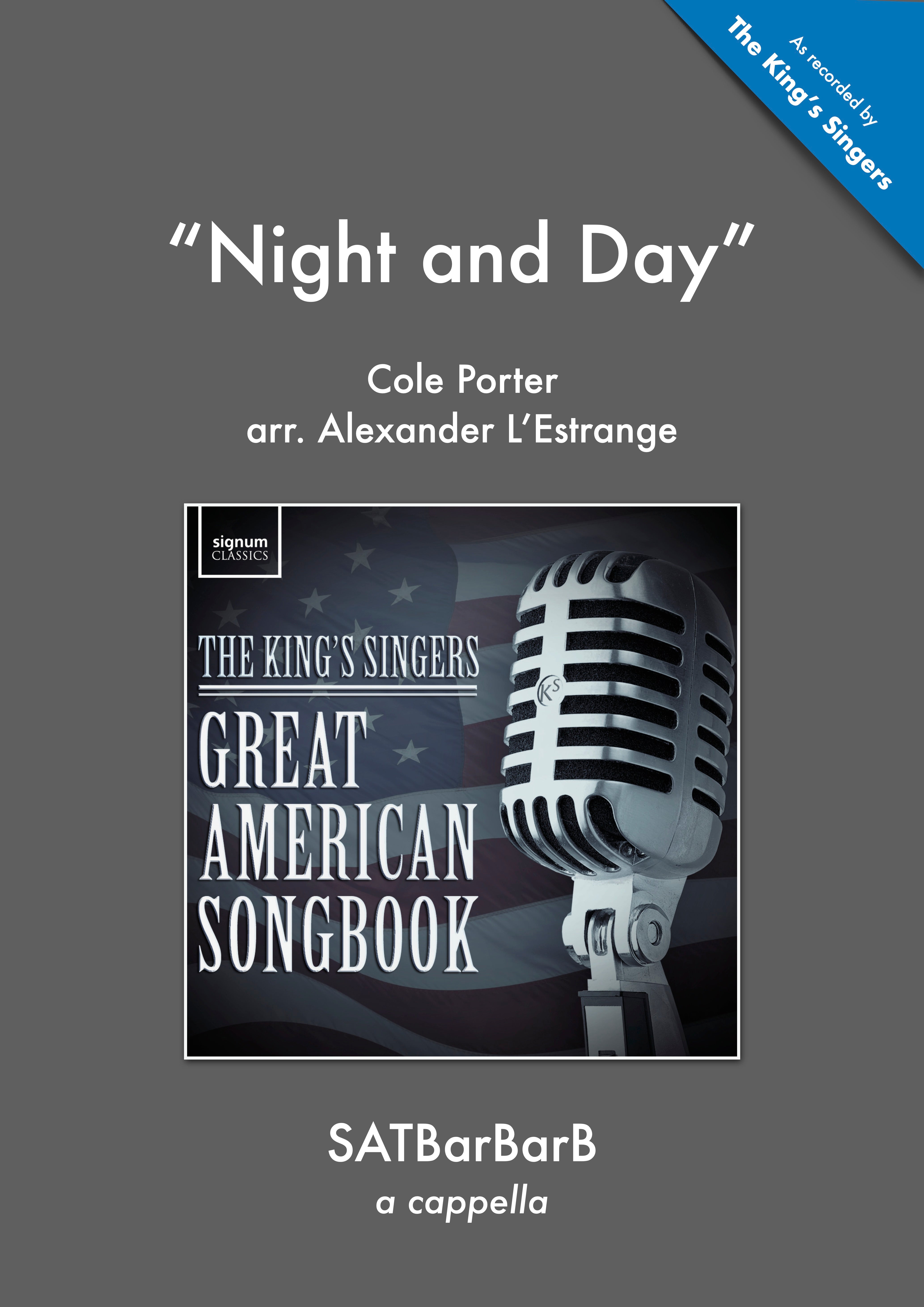 Night And Day - SATB A cappella (Digital Download)
