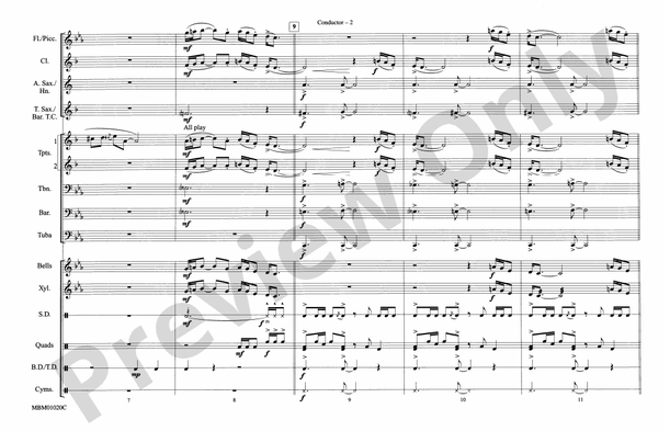 Live and Let Die – Marching Band Conductor Score & Parts (Digital Download)