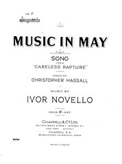 Music In May (from 'Careless Rapture') - Vocal/Piano (Digital Download)