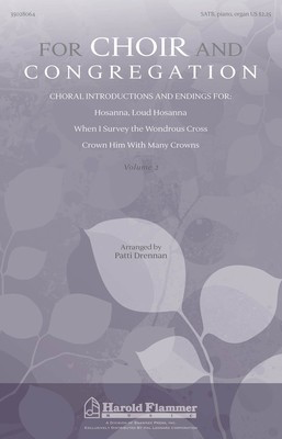 For Choir and Congregation, Volume 2 - SATB Patti Drennan Shawnee Press Choral Score Octavo