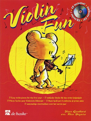 Violin Fun - 17 Easy Violin Pieces for the First Year - Dinie Goedhart - Violin De Haske Publications /CD