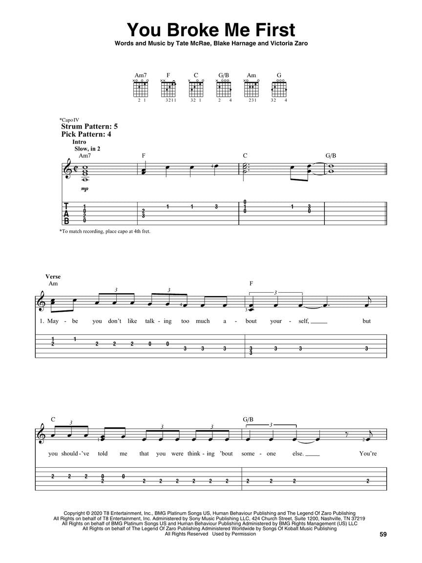 Chart Hits of 2020-2021- Easy Guitar Notes & TAB - Hal Leonard
