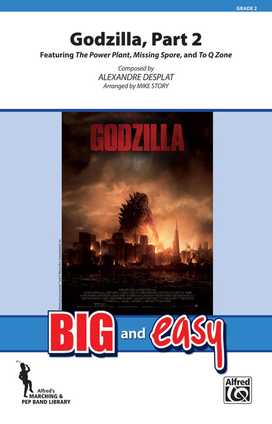 Godzilla, Part 2 – Marching Band Conductor Score & Parts (Digital Download)