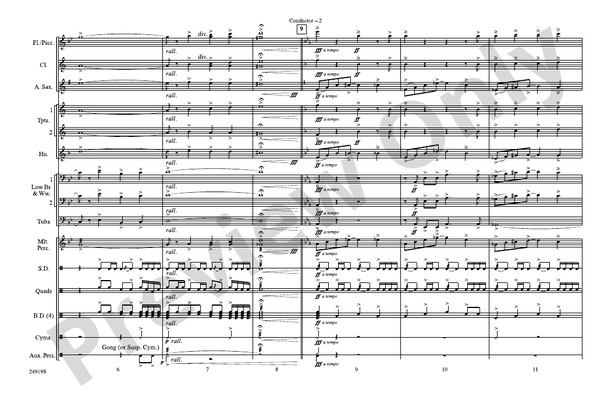 The Aviator – Marching Band Conductor Score & Parts (Digital Download)