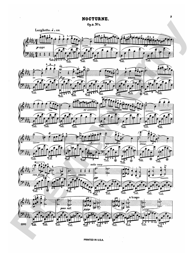 Chopin - Nineteen Nocturnes (Ed. Eduard Mertke) - Piano Solo (Digital Download)