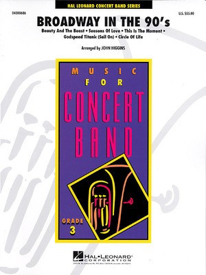 Broadway in the 90's - John Higgins Hal Leonard Score/Parts